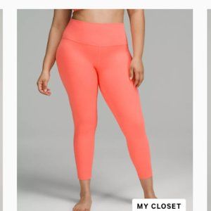 lululemon Align™ High-Rise Pant with Pockets 25" Raspberry Cream Size 6